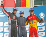 From left, Speed, Prost and Abt