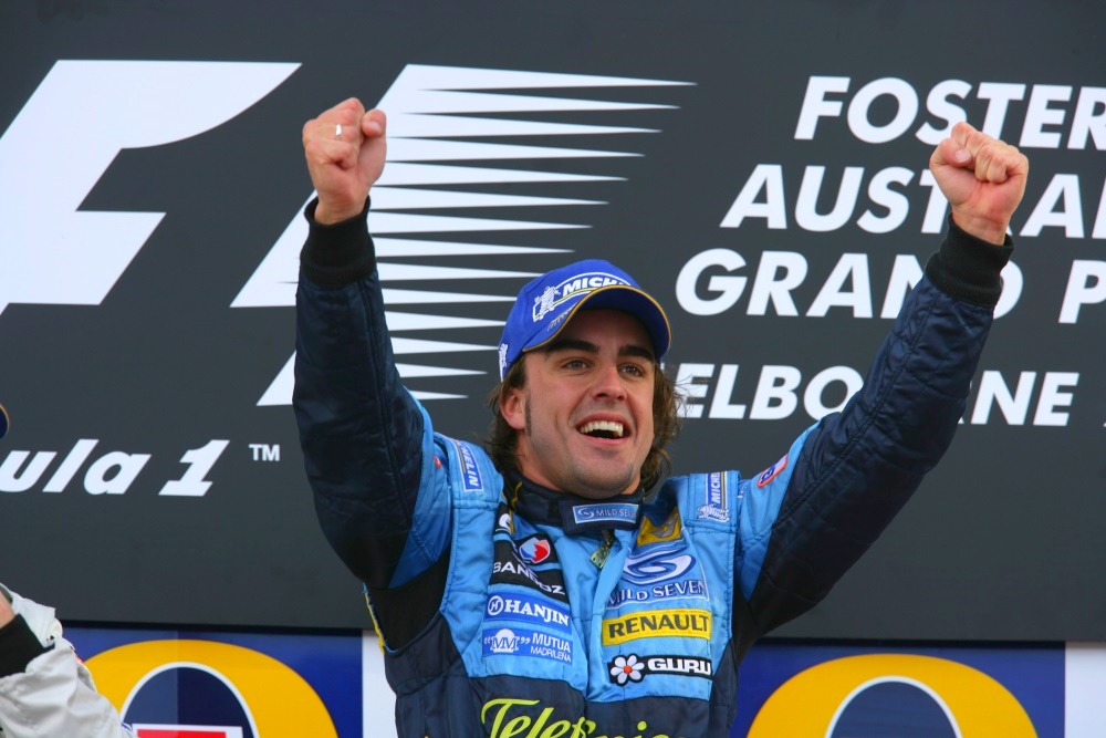 Alonso won world titles with Renault in 2005 and 2006