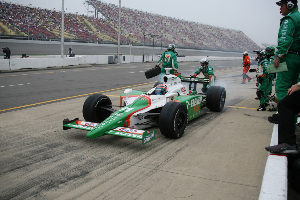 The last time IndyCars raced at Michigan you could shoot a cannon in the grandstands and not hit anyone