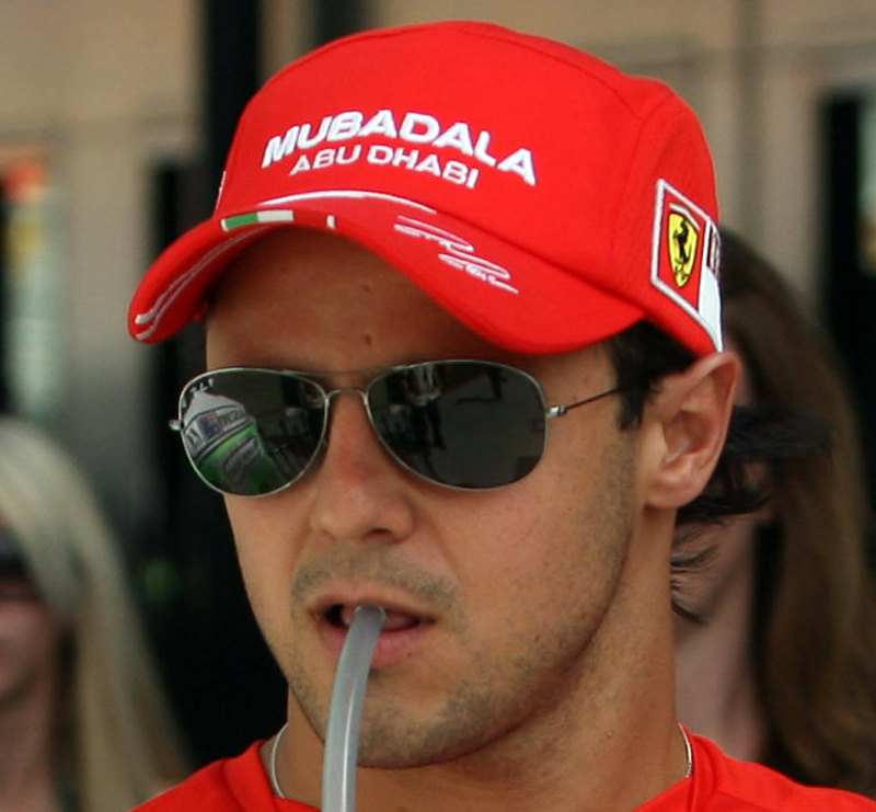 Ferrari driver Felipe Massa in 2008