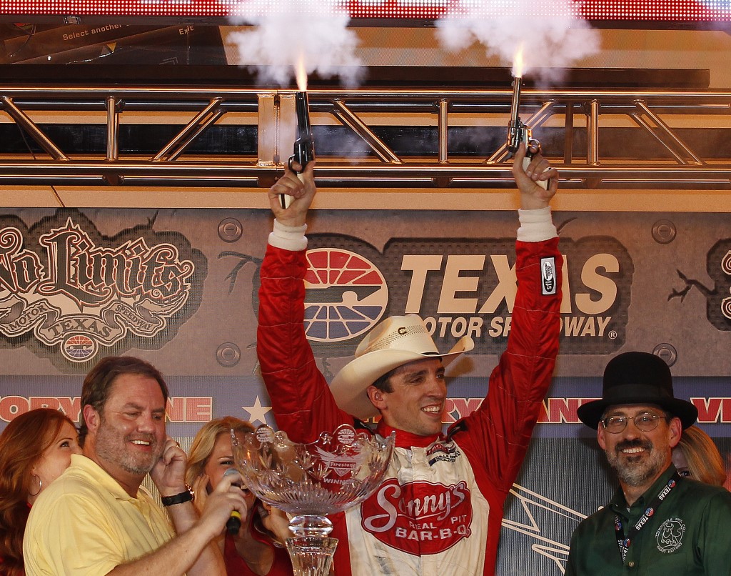 Winning Texas in 2012 for Dale Coyne