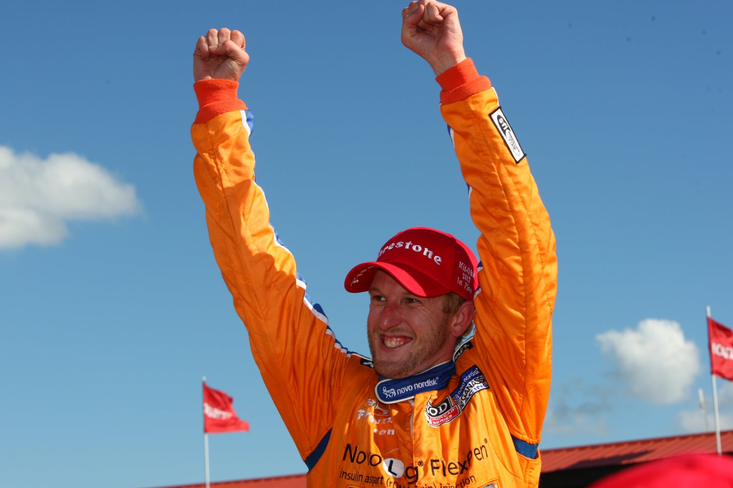 Charlie Kimball won at Mid-Ohio in 2013. His odds to win today are 100/1 