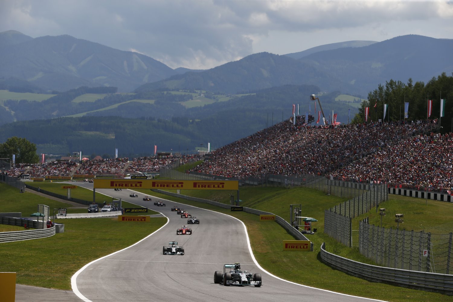 Last year the Austrians came, they heard the boring F1 cars, and they 'ain't' coming back