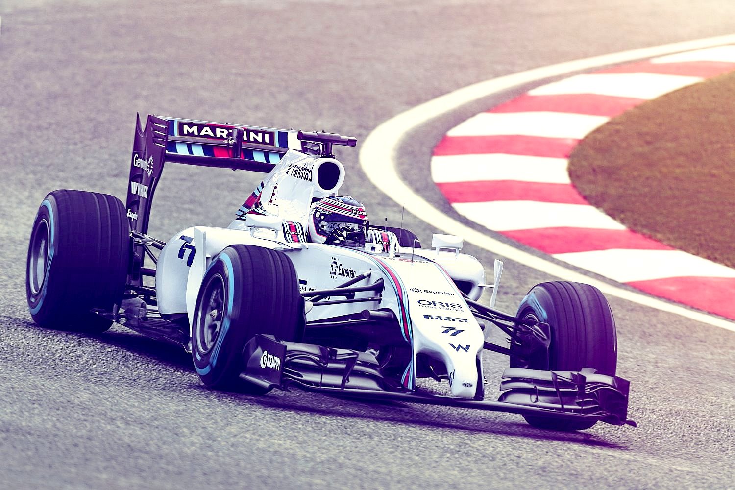 Kubica drove the Williams FW36