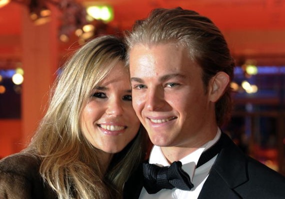 Rosberg and wife Vivian