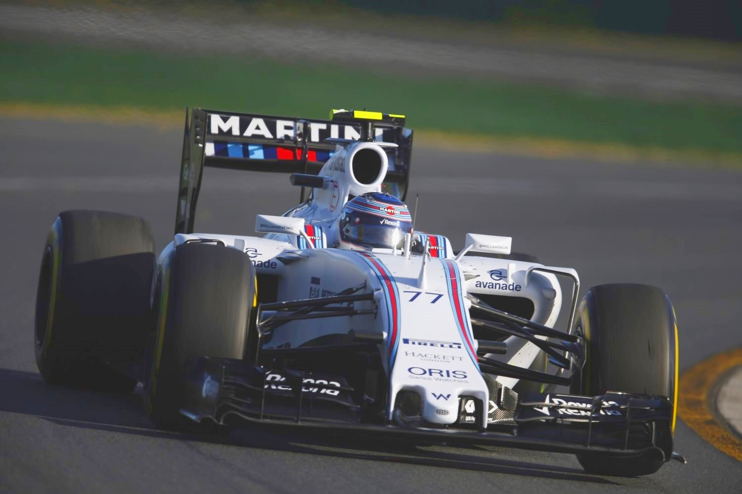 Bottas gets himself comfortable in Williams