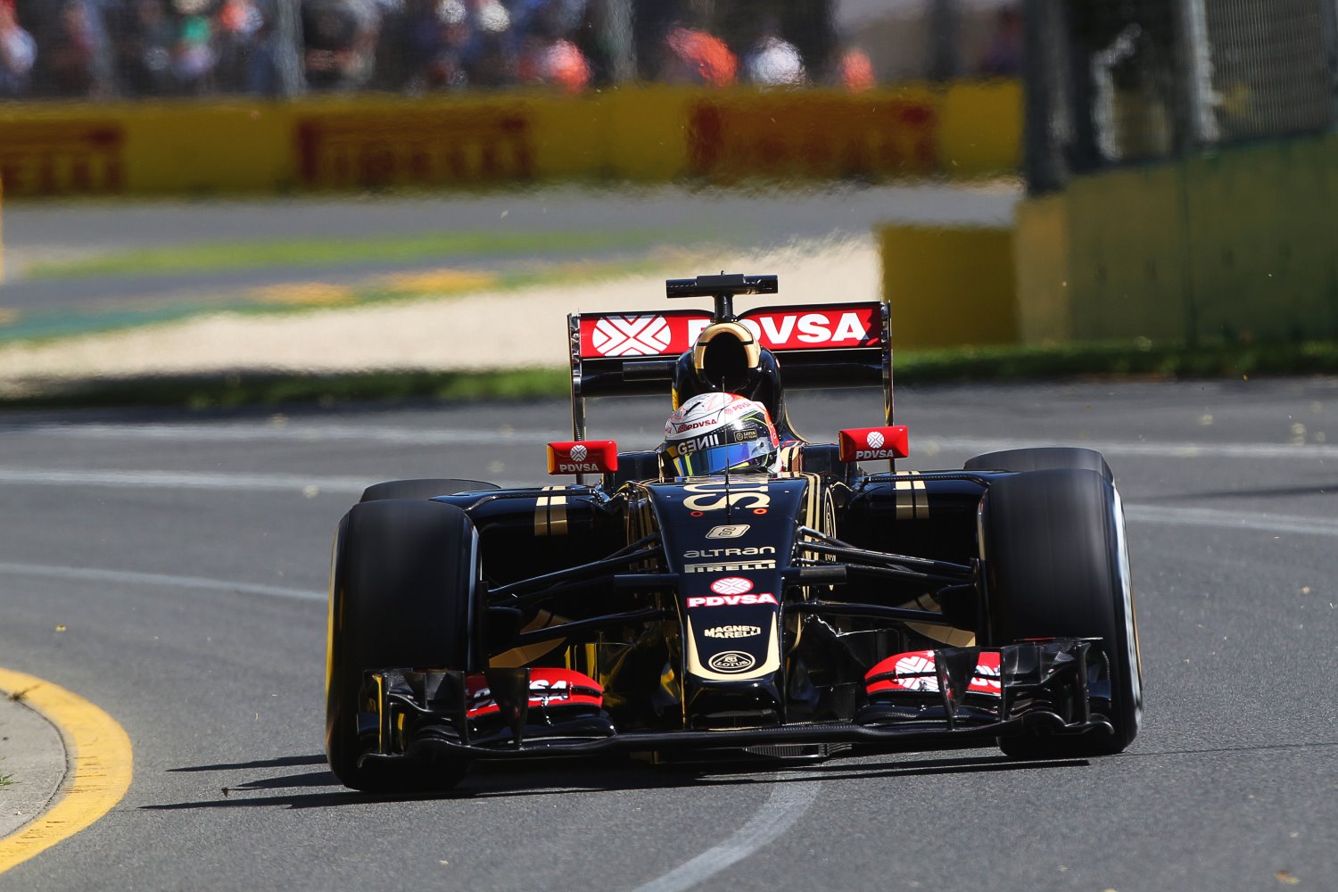 Grosjean says the Lotus is much better now that it has Mercedes power and is rid of the 'lemon' Renault engines