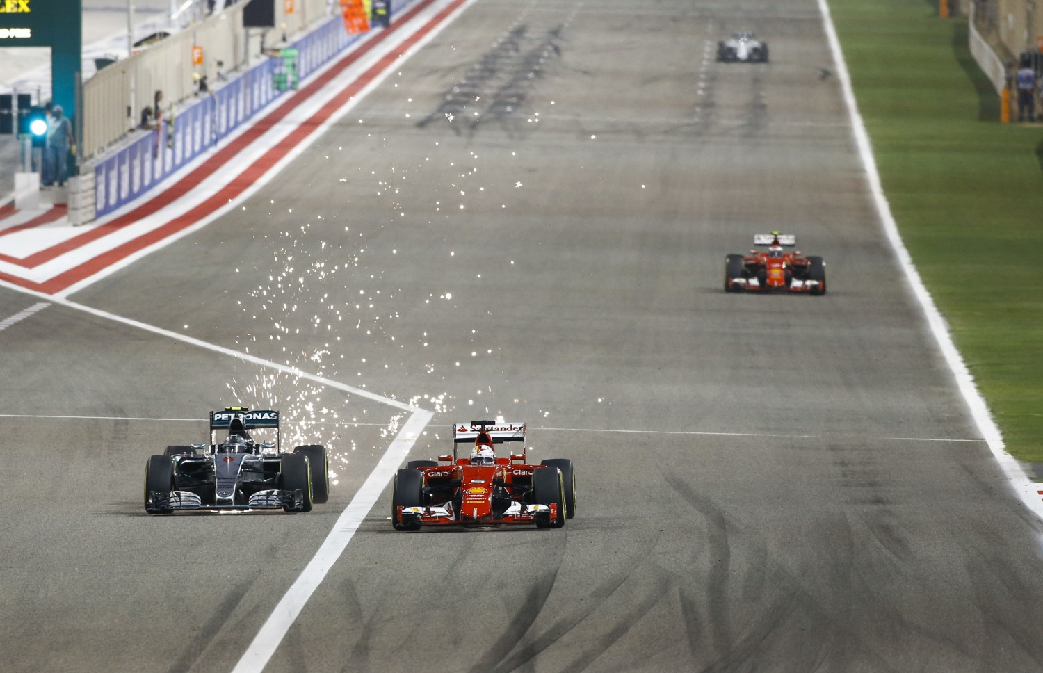 Rosberg aggressively passed Vettel in Bahrain