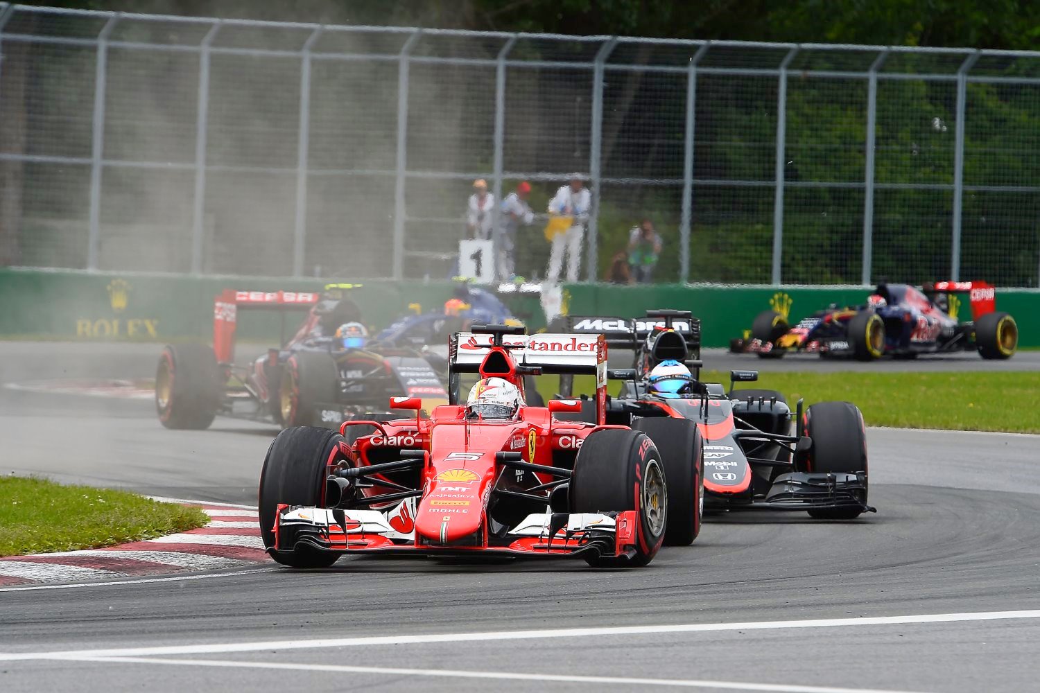 Vettel smoked Alonso not once, but twice