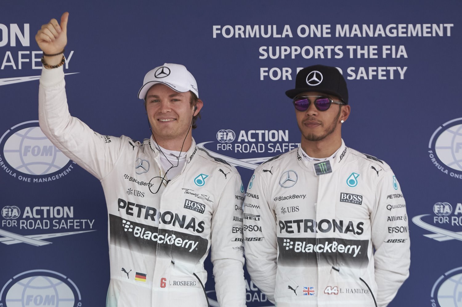 It will be another Rosberg-Hamilton 1-2 in 2016