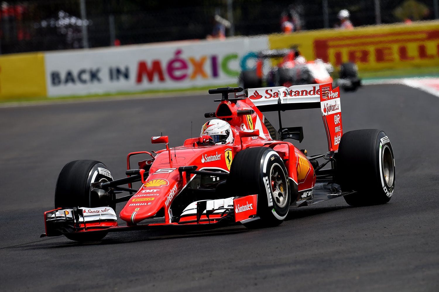 The 2015 car won three races because of Sebastian Vettel