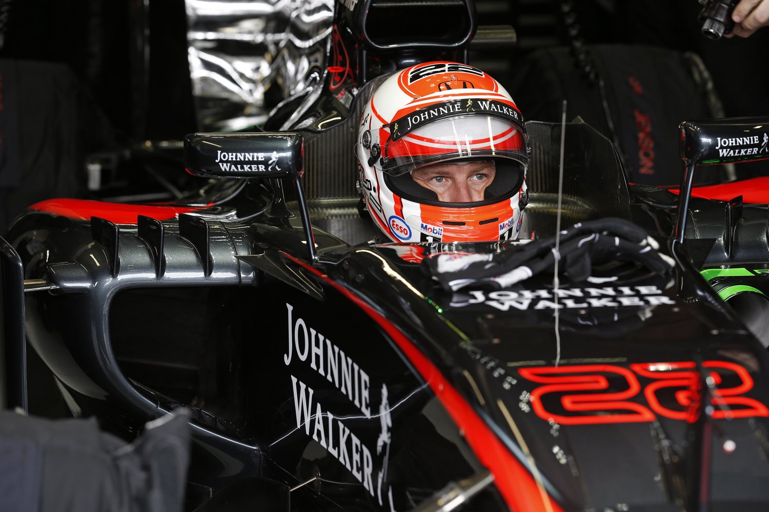 Button scored McLaren Honda's first points