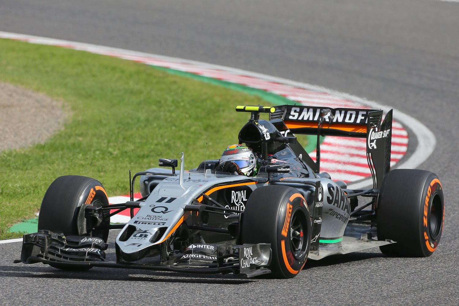 Sergio Perez in the Force India