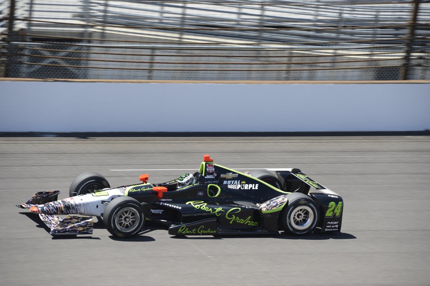 Townsend Bell in last year's Indy 500