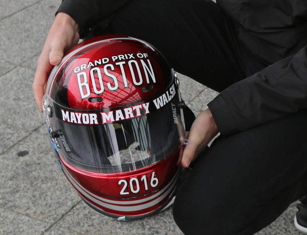 Boston GP helmet