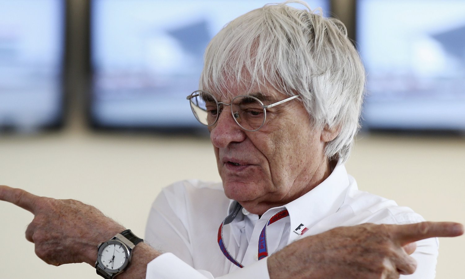 It will take 3 people to do what Ecclestone does