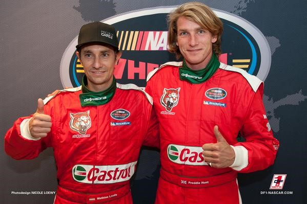 Lauda and Hunt will be teammates in NASCAR series