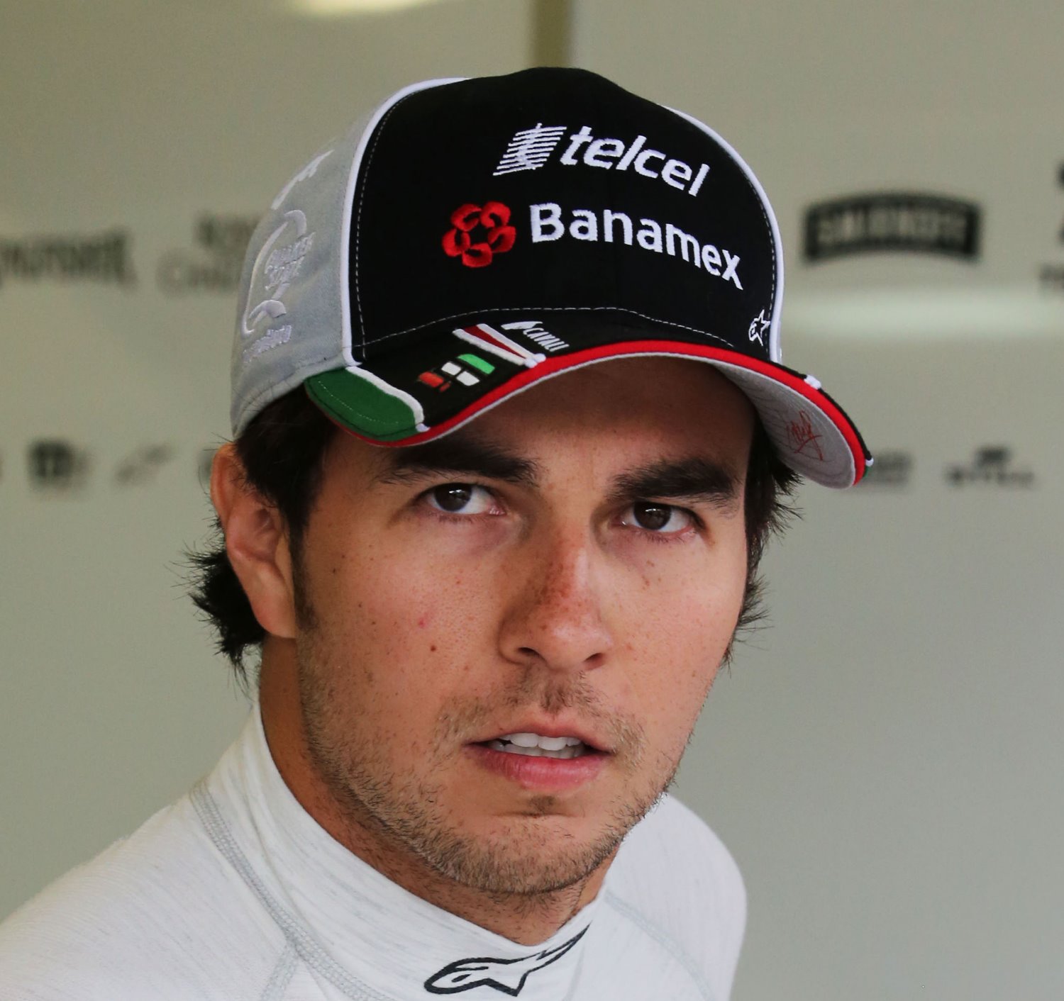 Perez happy to see the McLaren's behind him