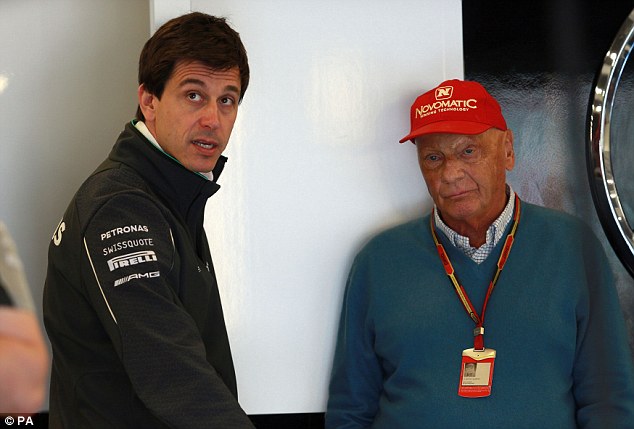 Wolff and Lauda put up with each other