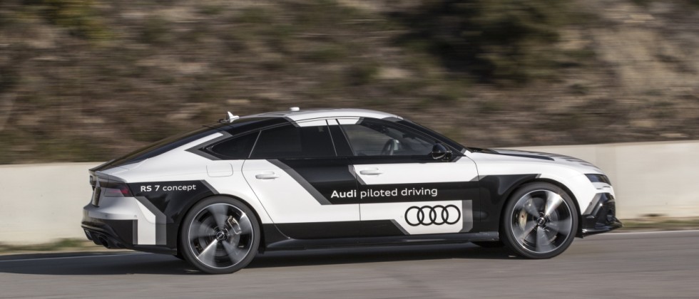 Audi autonomous test vehicle