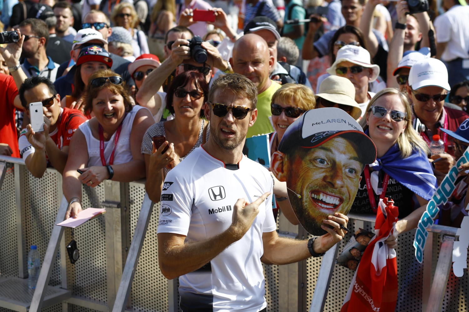 Jenson Button - now a bench warmer