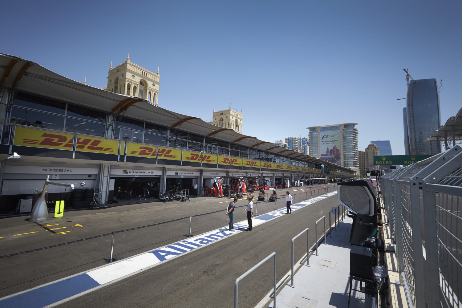 Azerbaijan Grand Prix pitlane