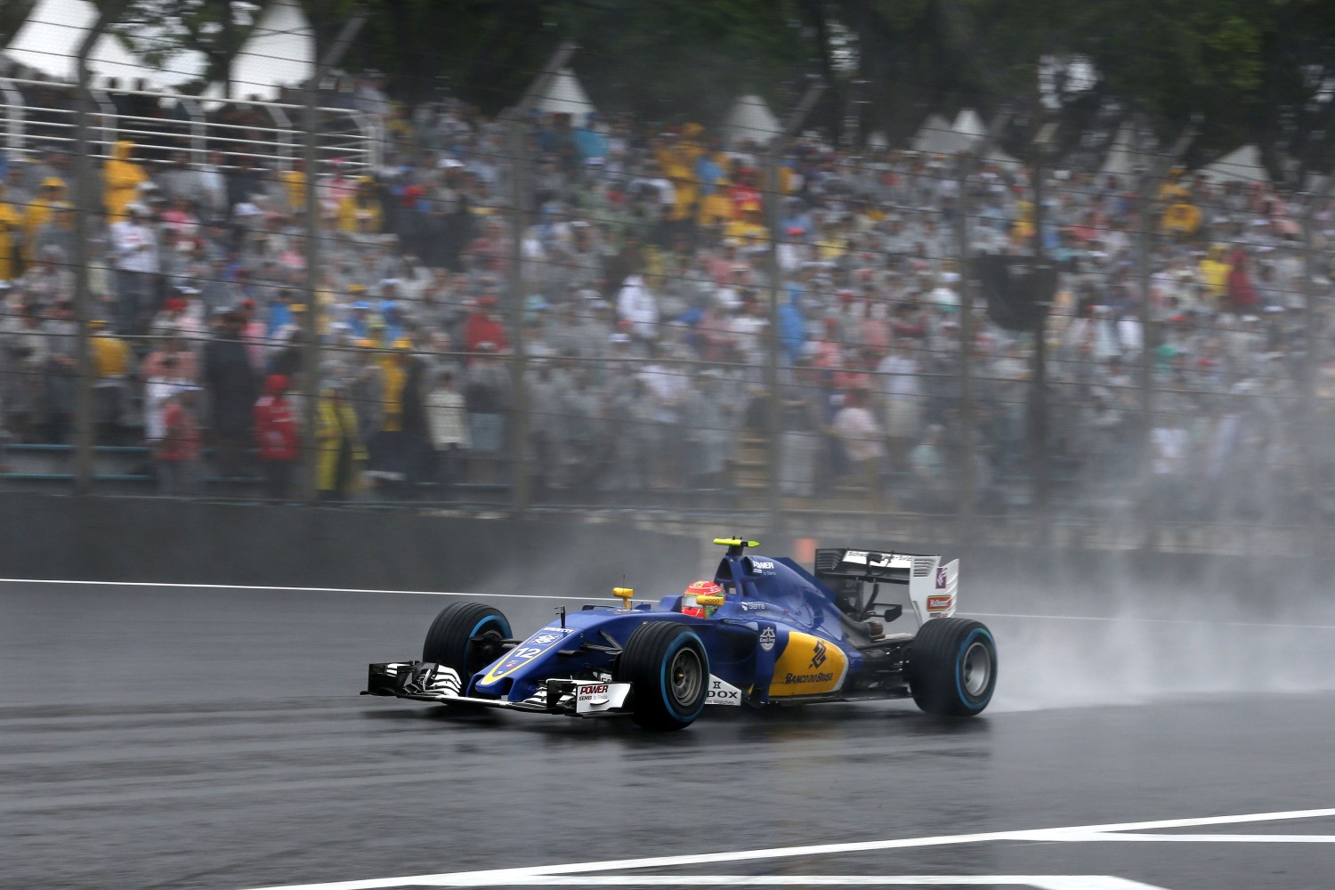 Felipe Nasr drove well in the rain at Interlagos
