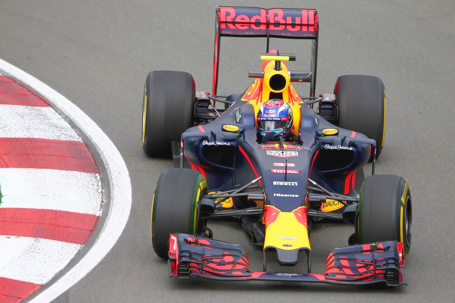 Verstappen was beaten by his teammate again on the very last lap of qualifying