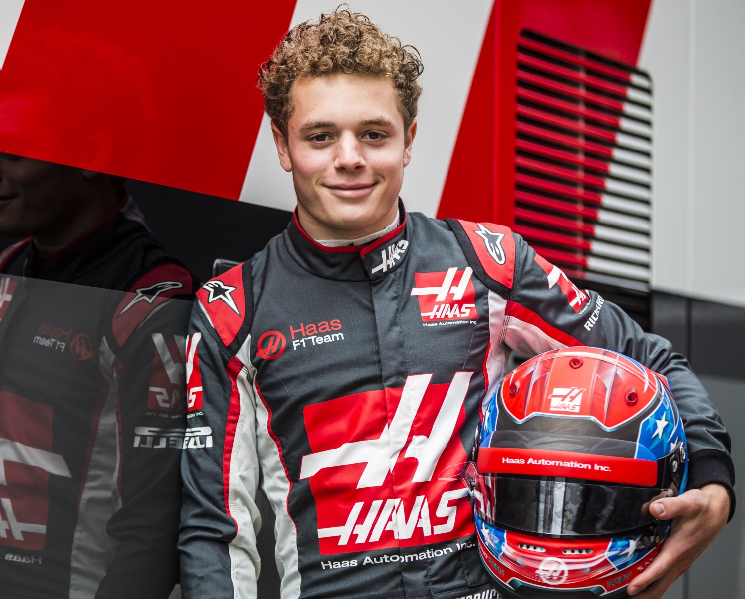 Santino Ferrucci tests for Haas