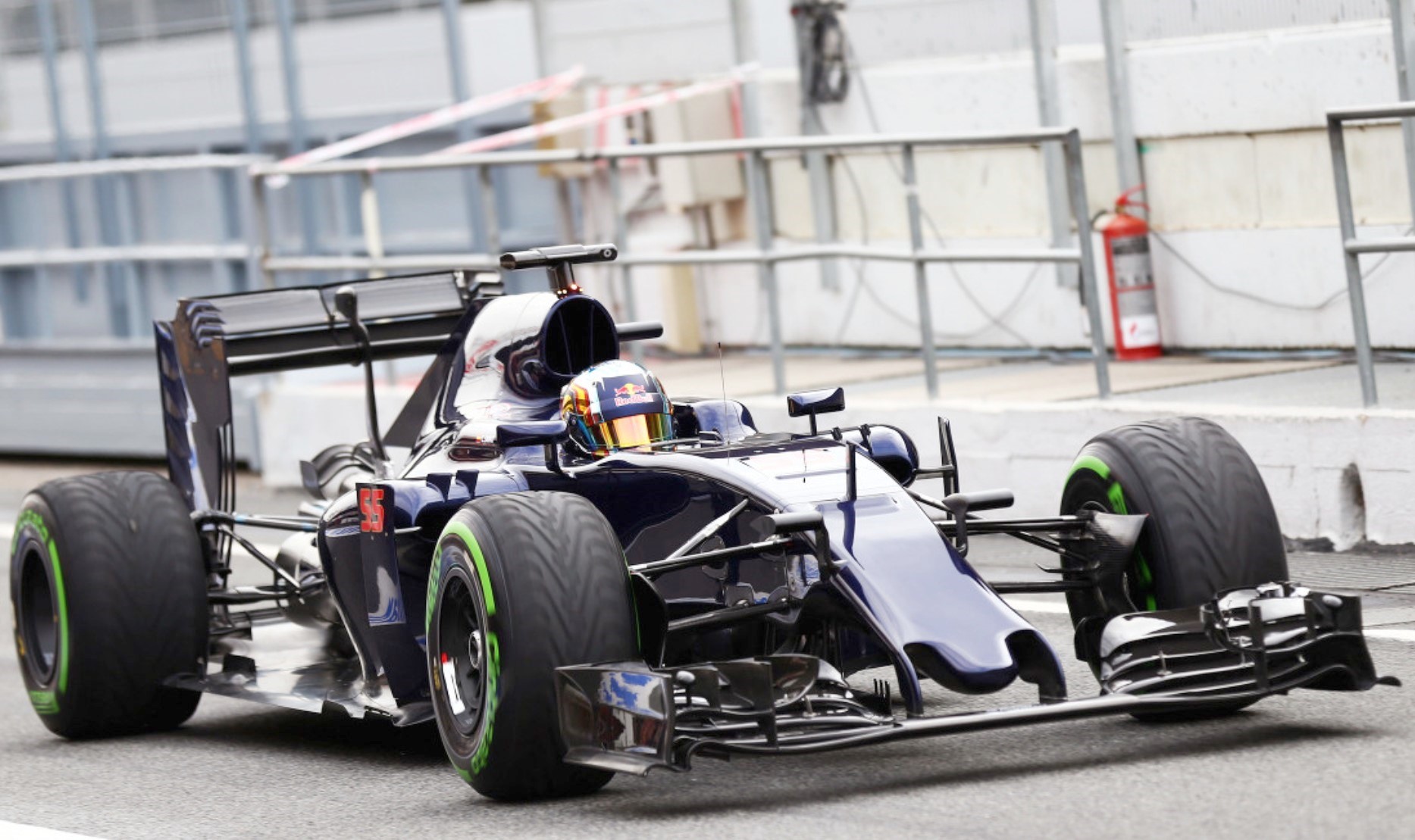 The new Toro Rosso, as yet unpainted