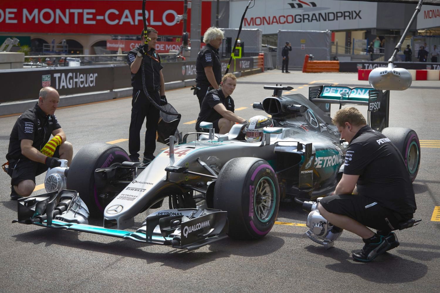 The Mercedes will fly in Monaco