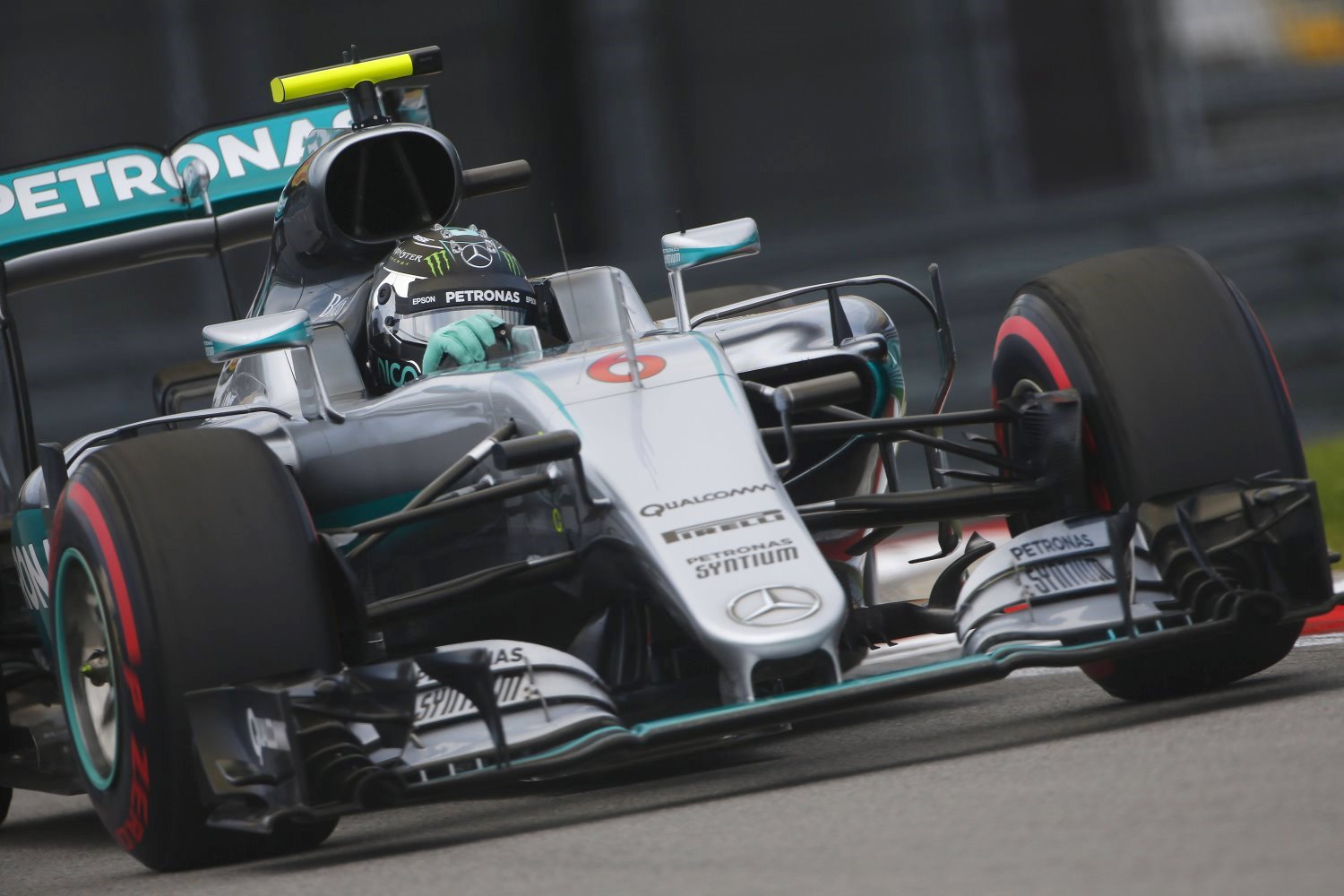 The Mercedes is so superior the drivers can coast and still set fastest lap of the race