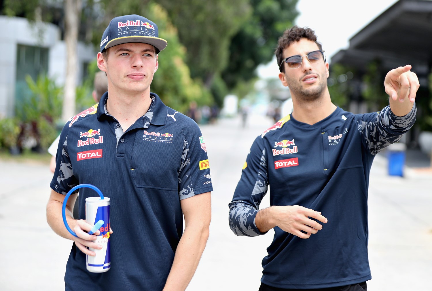 Ricciardo (R) outqualified and out-raced Verstappen (L) but somehow did not win Driver of the Day.