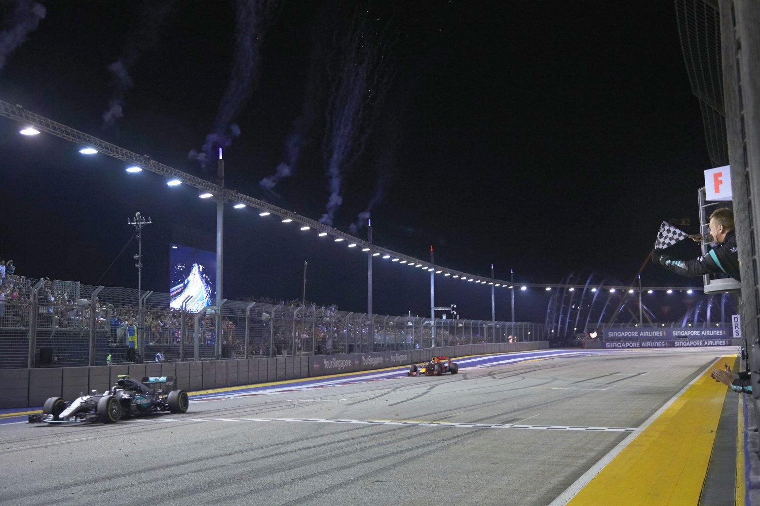 Margin at finish - Rosberg over Ricciardo