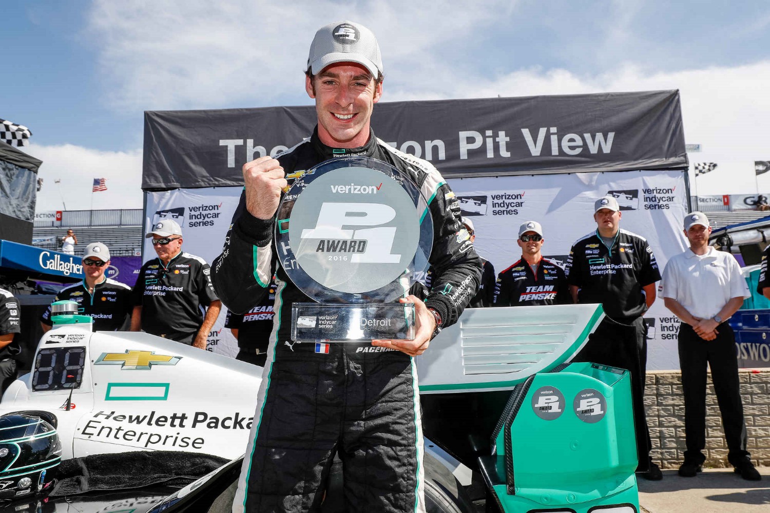 Pagenaud won pole for today's Race 1 yesterday