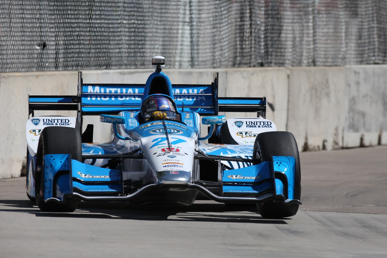 Marco Andretti continues to struggle in qualifying