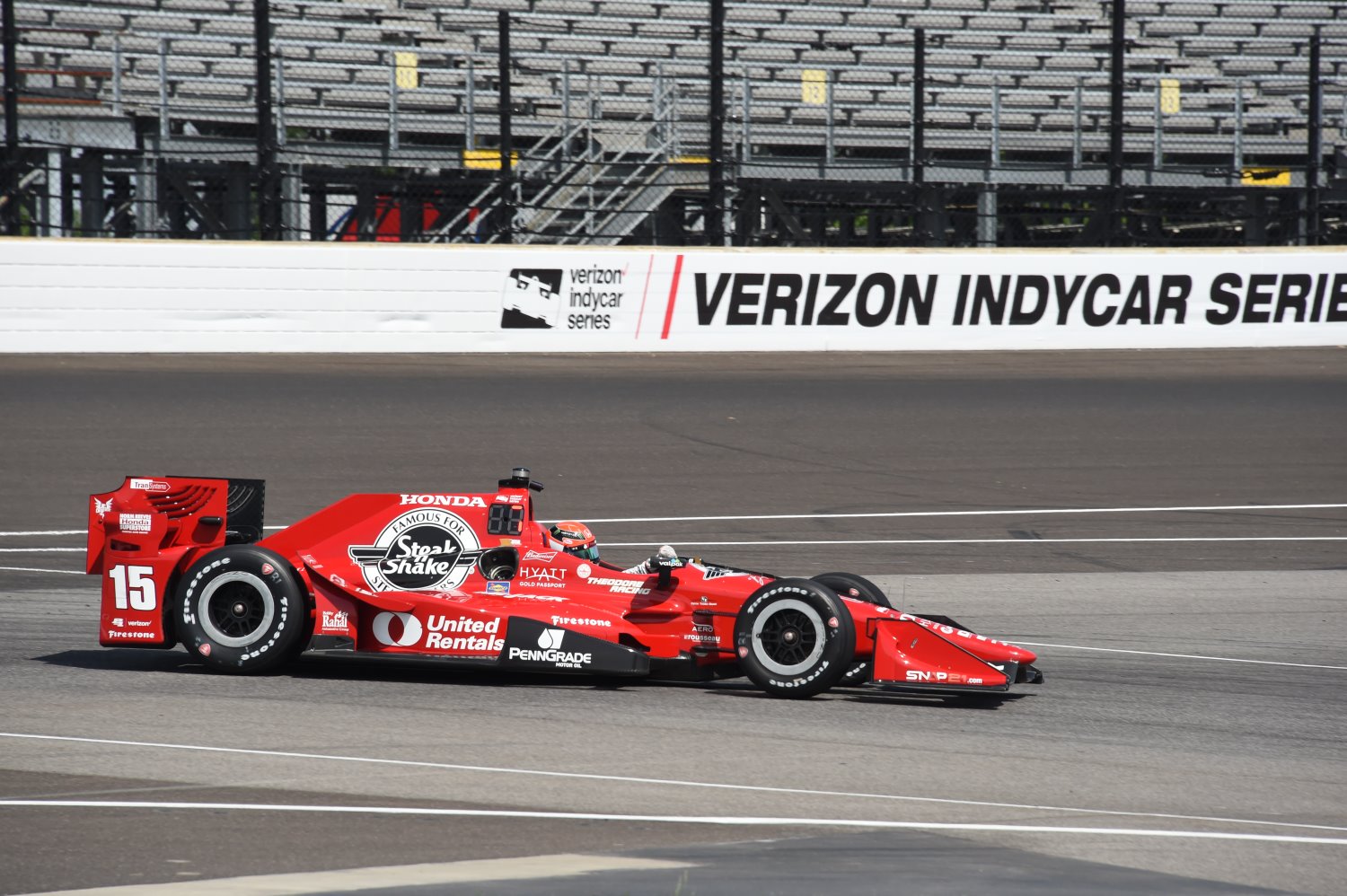 Rahal moved to last row of grid