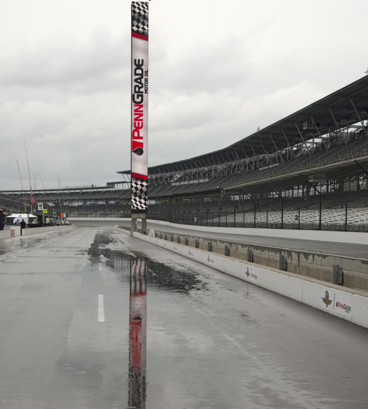 Tuesday was a total washout at the speedway