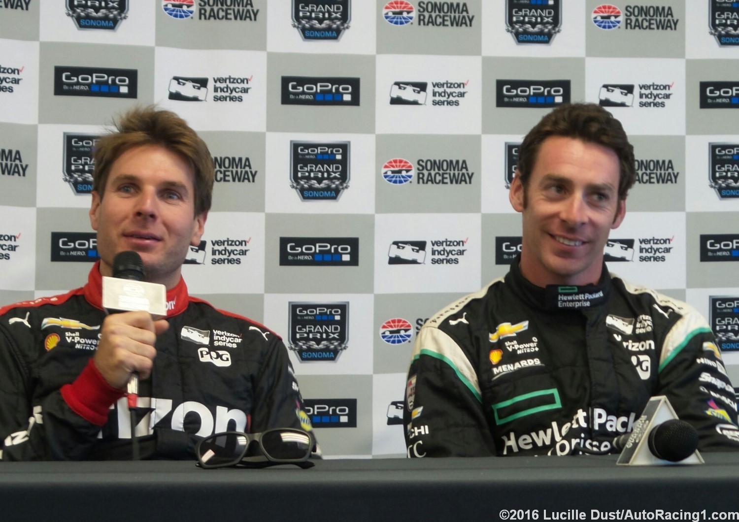 Power and Pagenaud meet the press