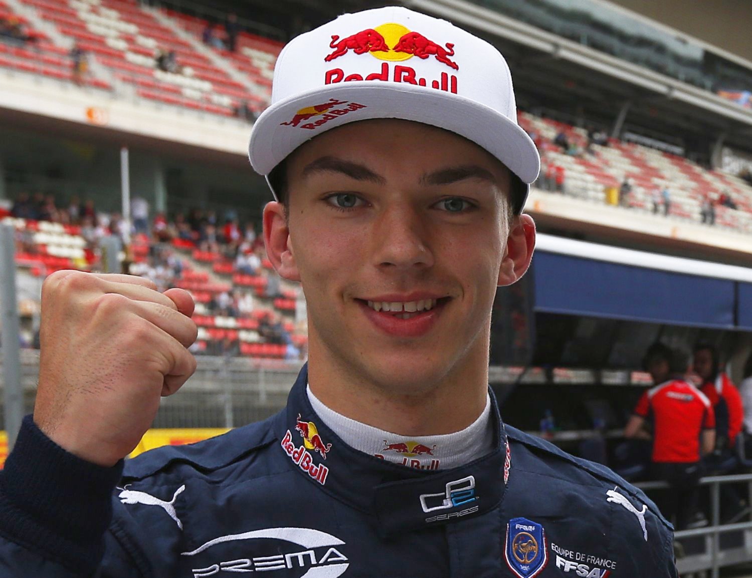 Pierre Gasly leads the junior team for Red Bull