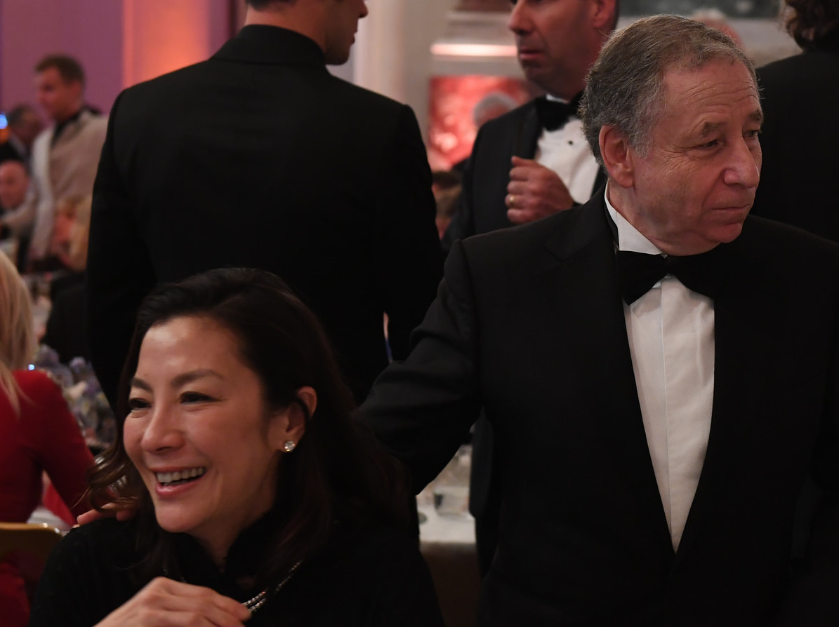 Jean Todt with his wife