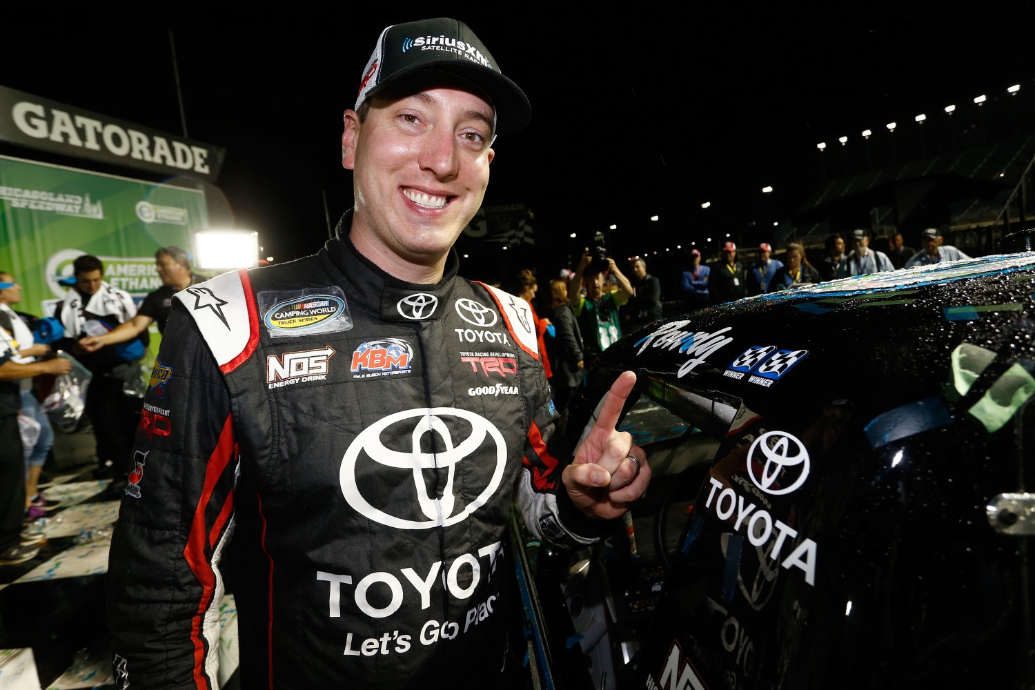 Kyle Busch runs in the Xfinity and Truck series to help make both more popular
