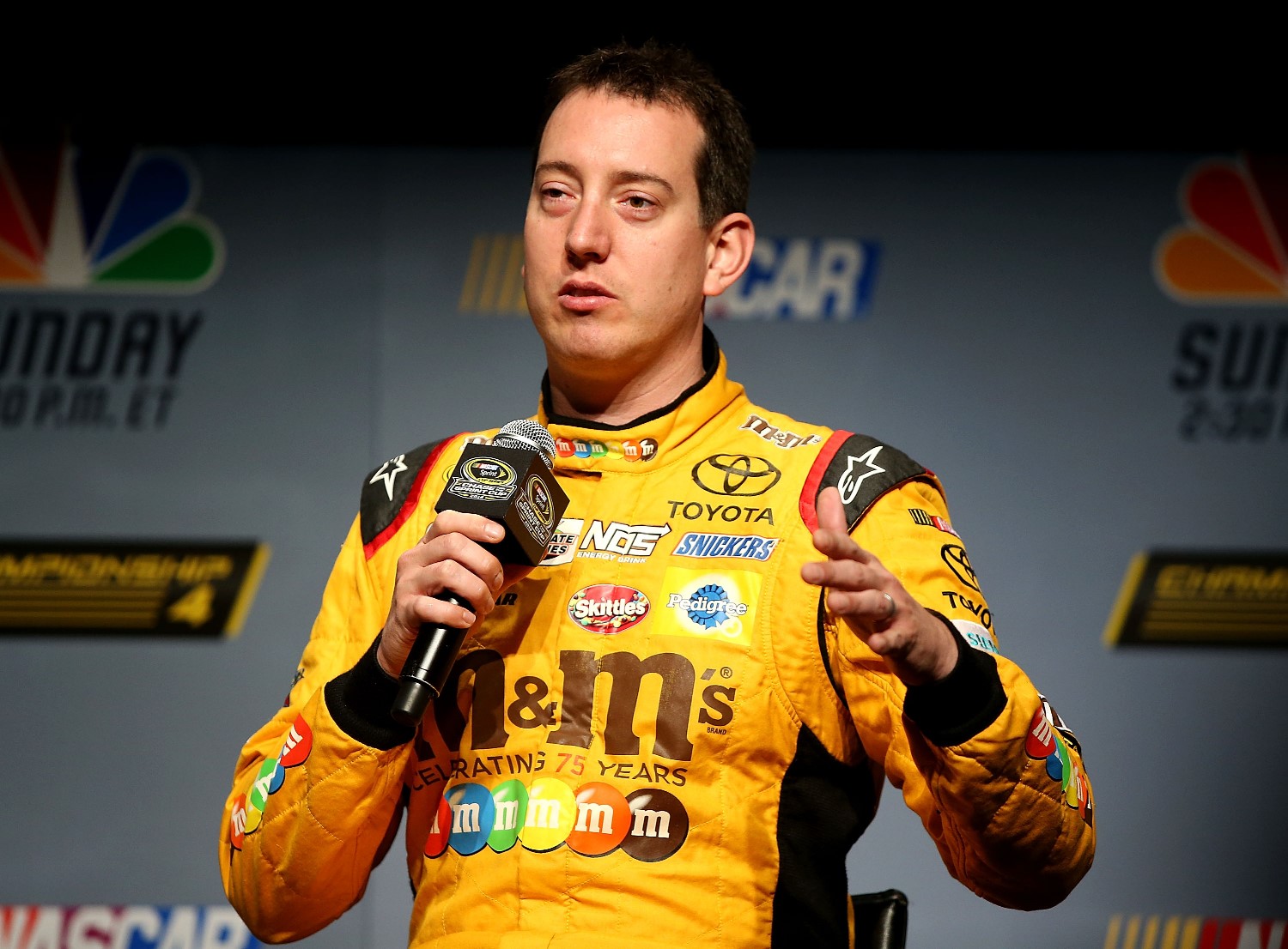 Defending champion Kyle Busch hopes to make it two in a row on Sunday