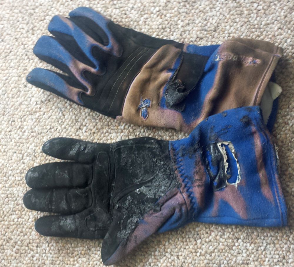 My burnt gloves