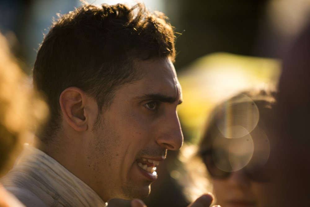 Sebastien Buemi after yesterday's Formula E race in Buenos Aires where he finished 2nd