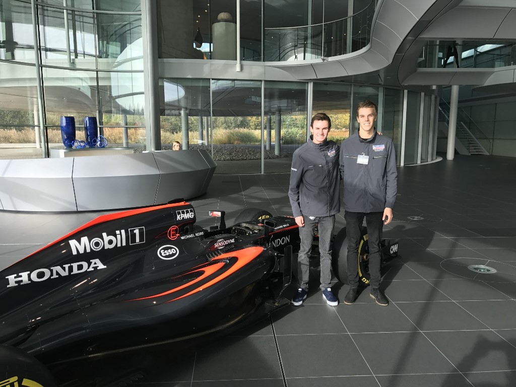 At the McLaren Technology Centre