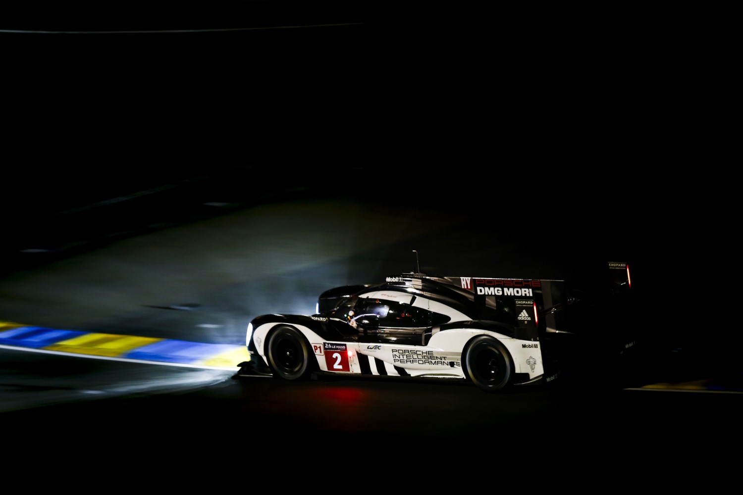 #2 Porsche led at the 9-hour mark but not for long