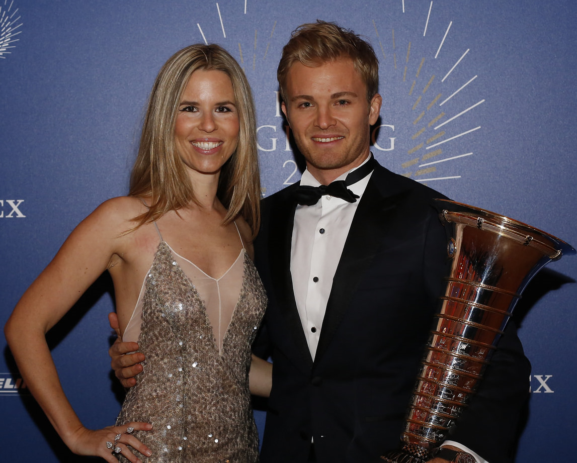 Nico Rosberg and his wifeVivien