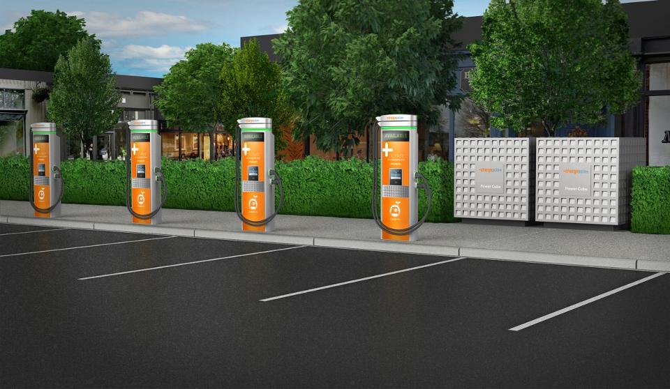 Chargepoint high-voltage ExpressPlus station