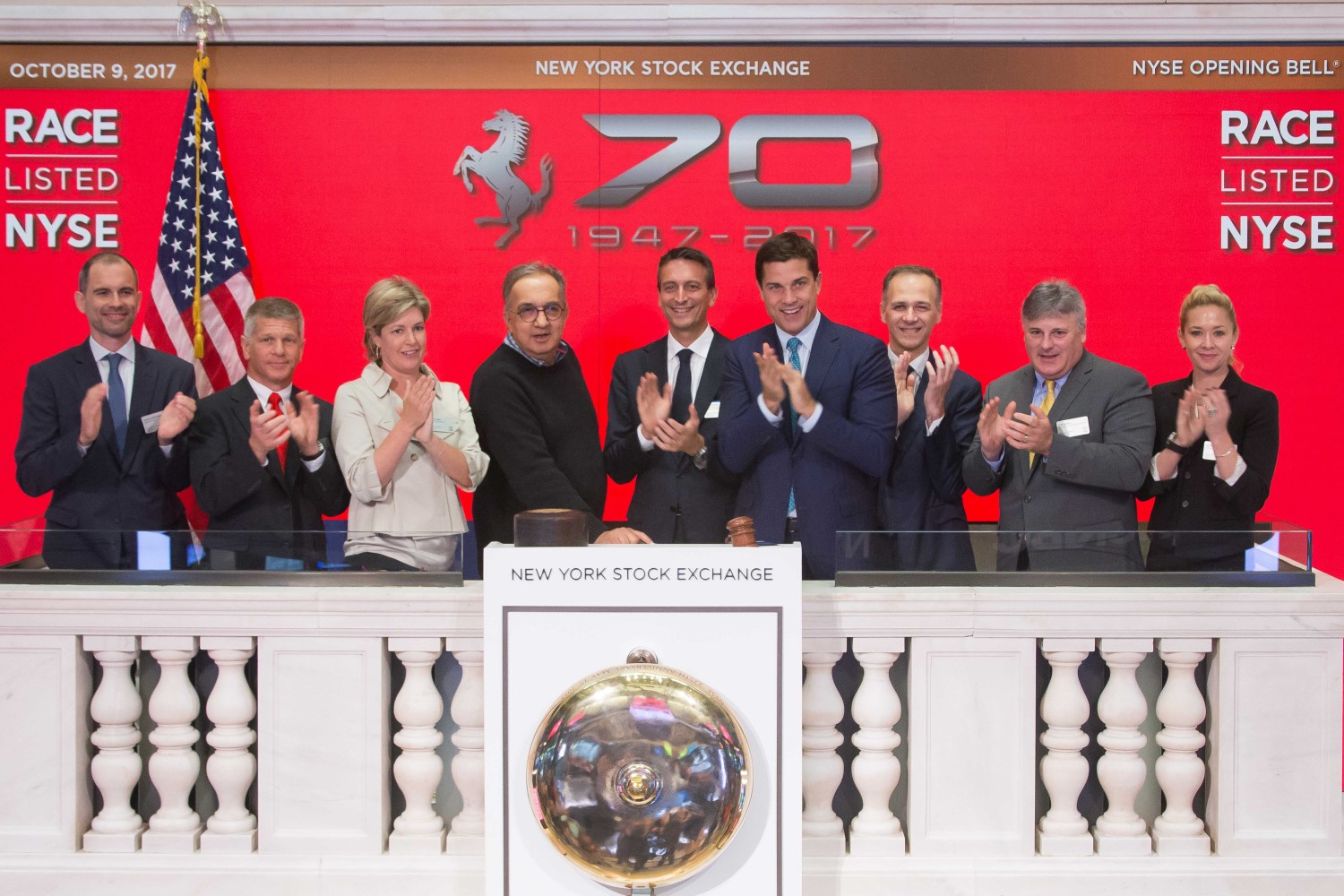 Sergio Marchionne openned the NYSE Monday